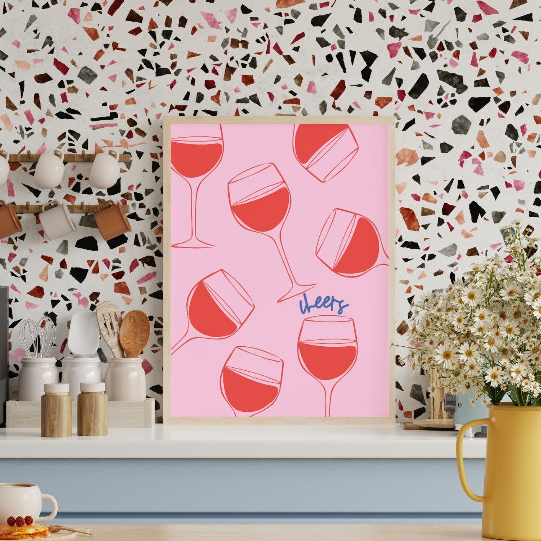 Colorful Dopamine Decor Printable Wall Art Set - Digital Print