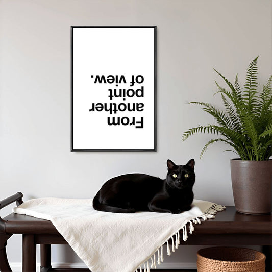 From another point of view Minimal Wall Art - Digital Print