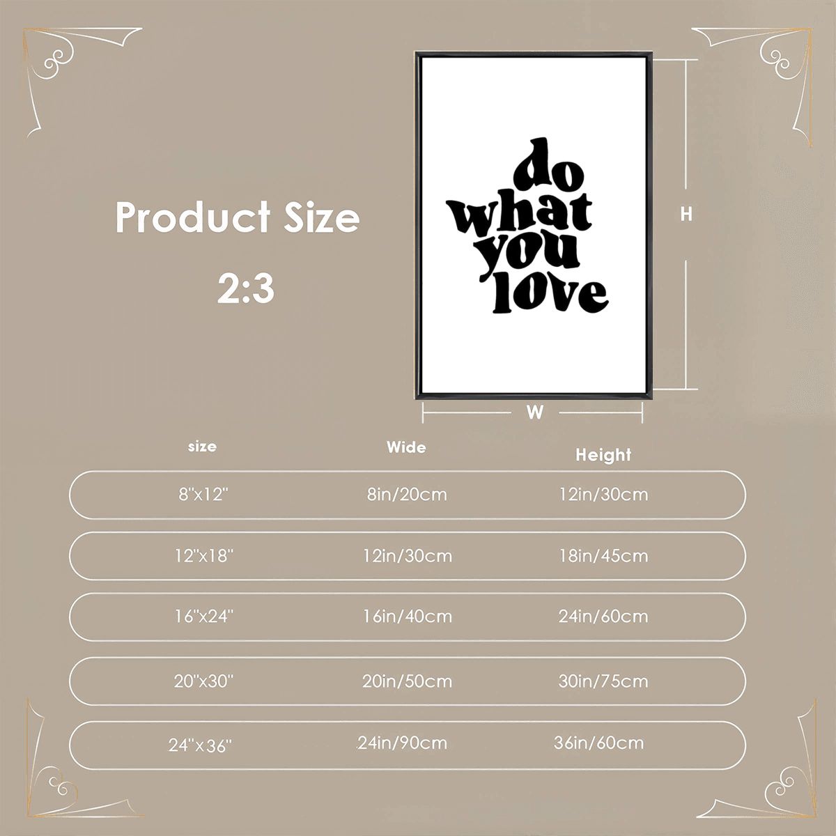 Do what you Love Minimal Wall Art - Digital Print