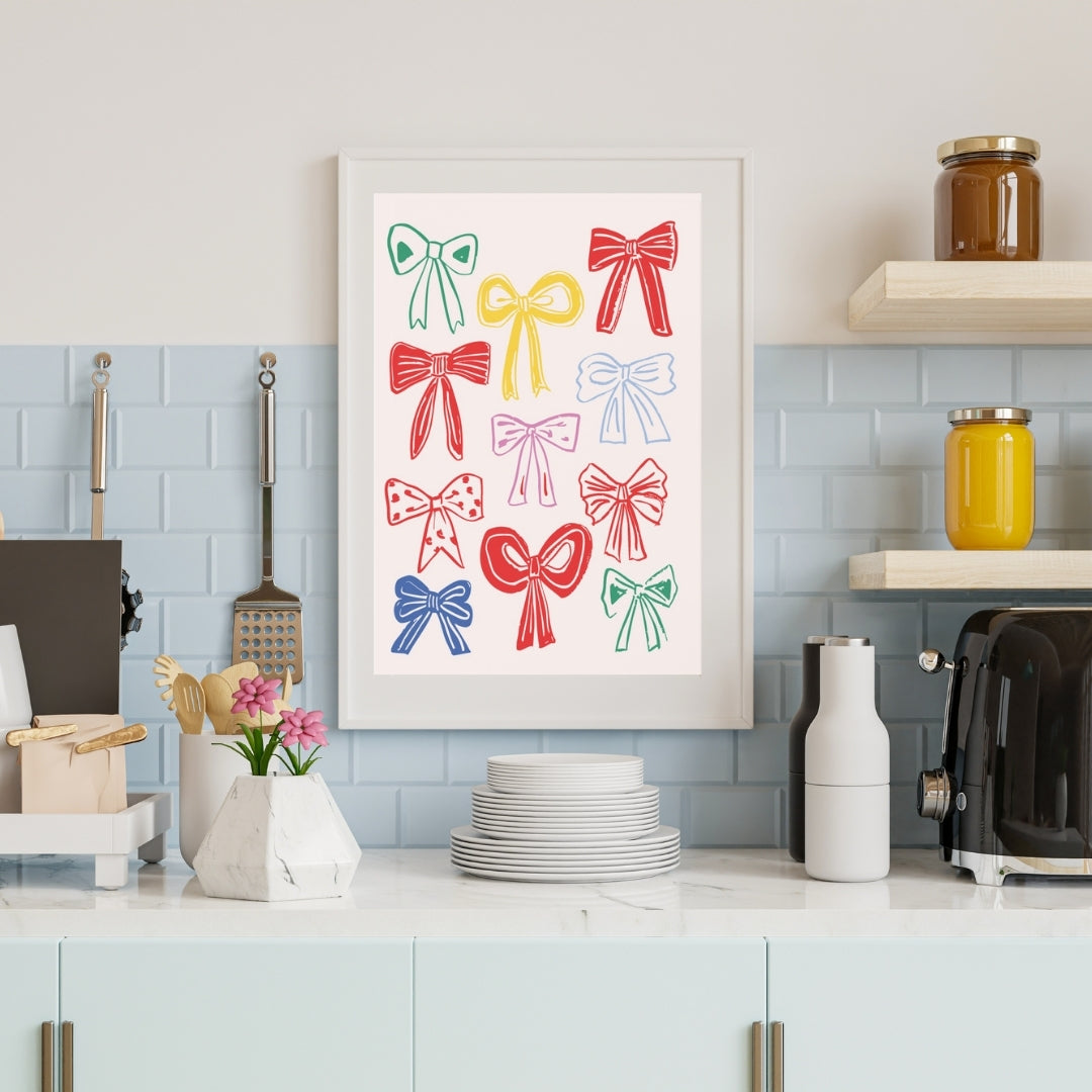Colorful Dopamine Decor Printable Wall Art Set - Digital Print