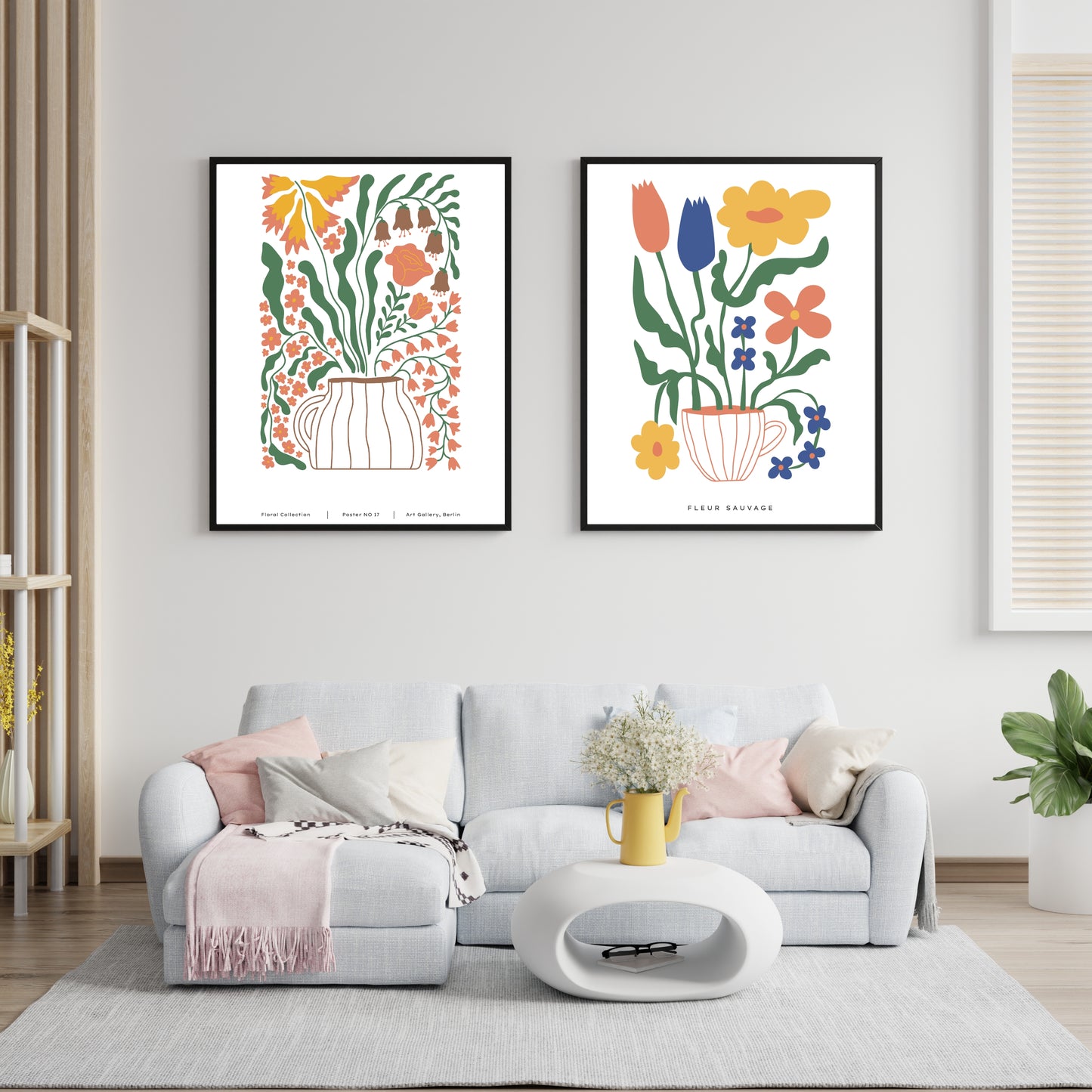 Cozy Botanical Wall Art Set of 6 - Digital Print