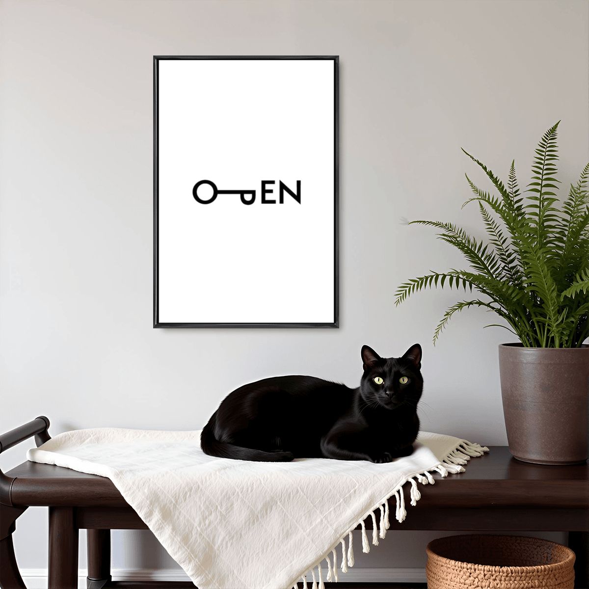 Open Minimal Wall Art Home Decor - Digital Print