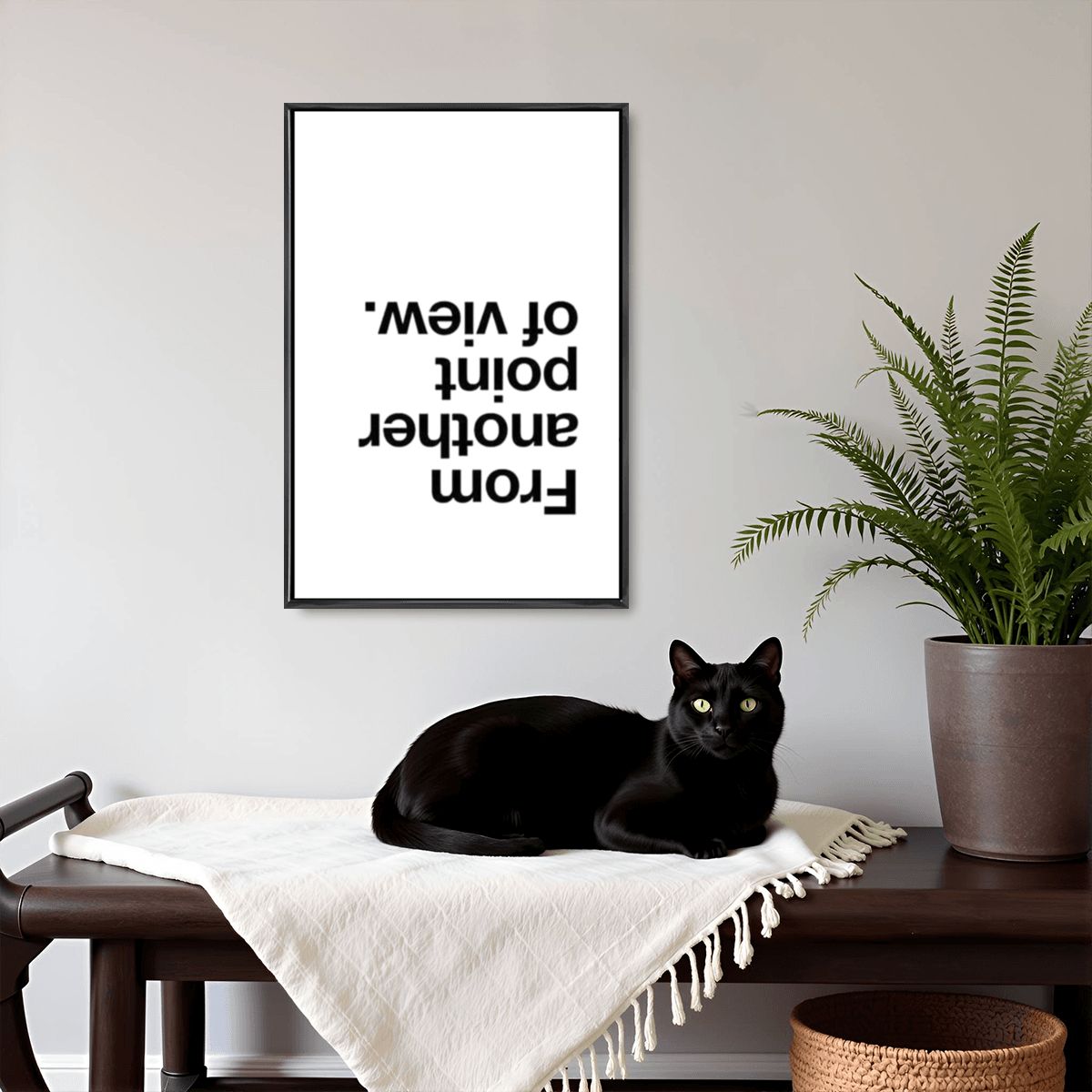 From another point of view Minimal Wall Art - Digital Print