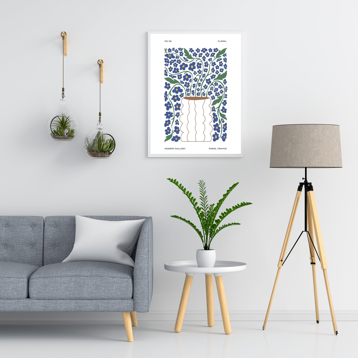 Cozy Botanical Wall Art Set of 6 - Digital Print