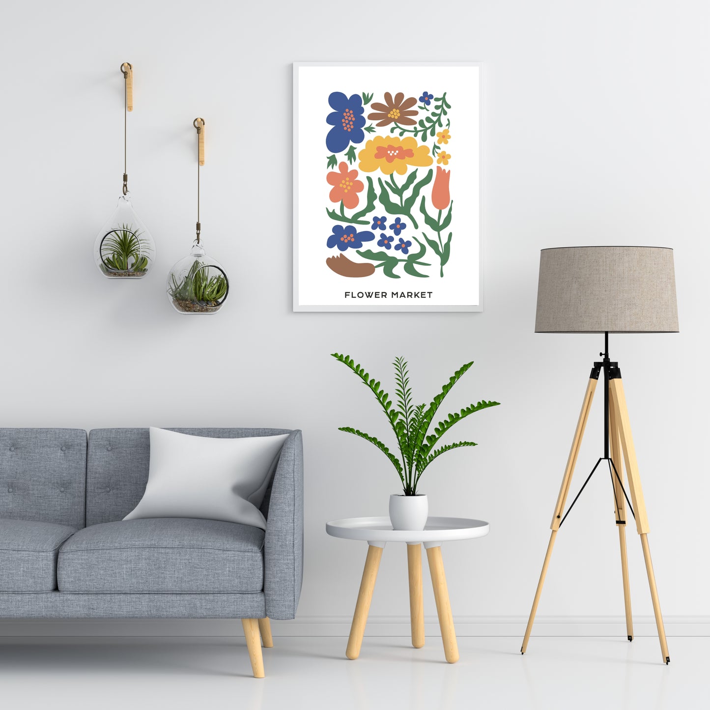 Cozy Botanical Wall Art Set of 6 - Digital Print