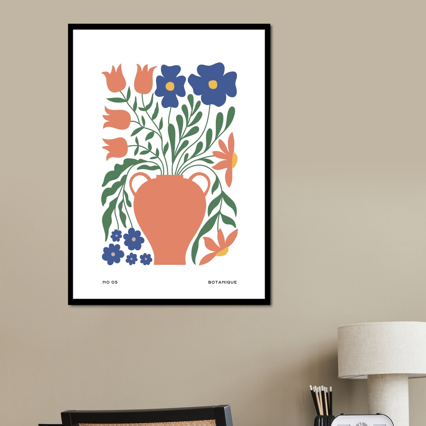 Cozy Botanical Wall Art Set of 6 - Digital Print