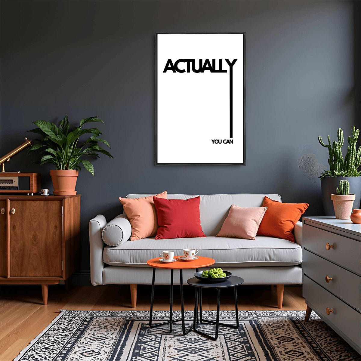 Actually you Can Minimal Wall Art - Digital Print