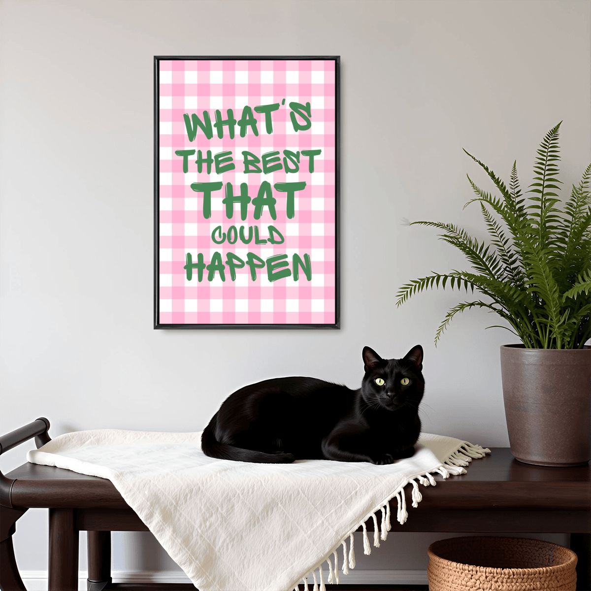 What's The Best That Could Happen Wall Art - Digital Print