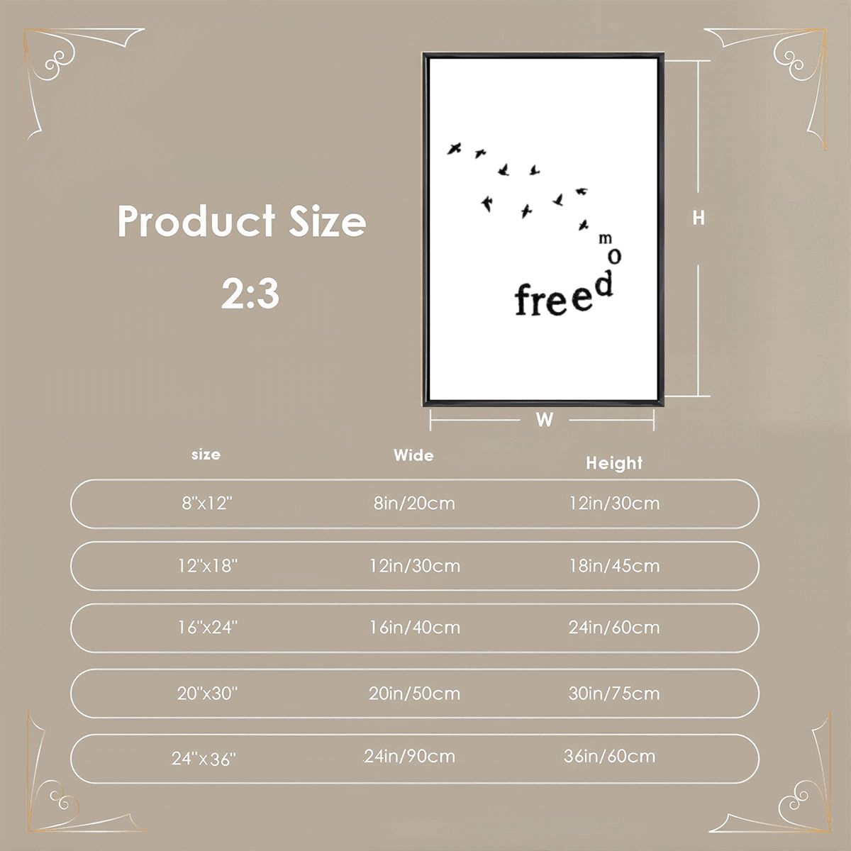 Freedom Minimal Wall Art Home Decor - Digital Print