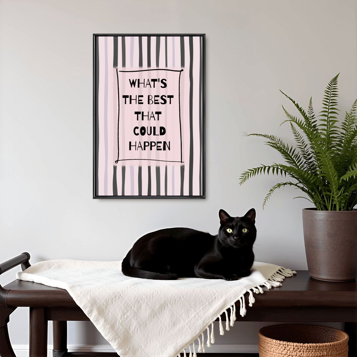 What's The Best That Could Happen Wall Art - Digital Print