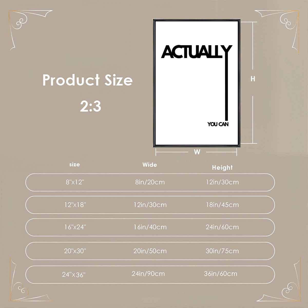 Actually you Can Minimal Wall Art - Digital Print