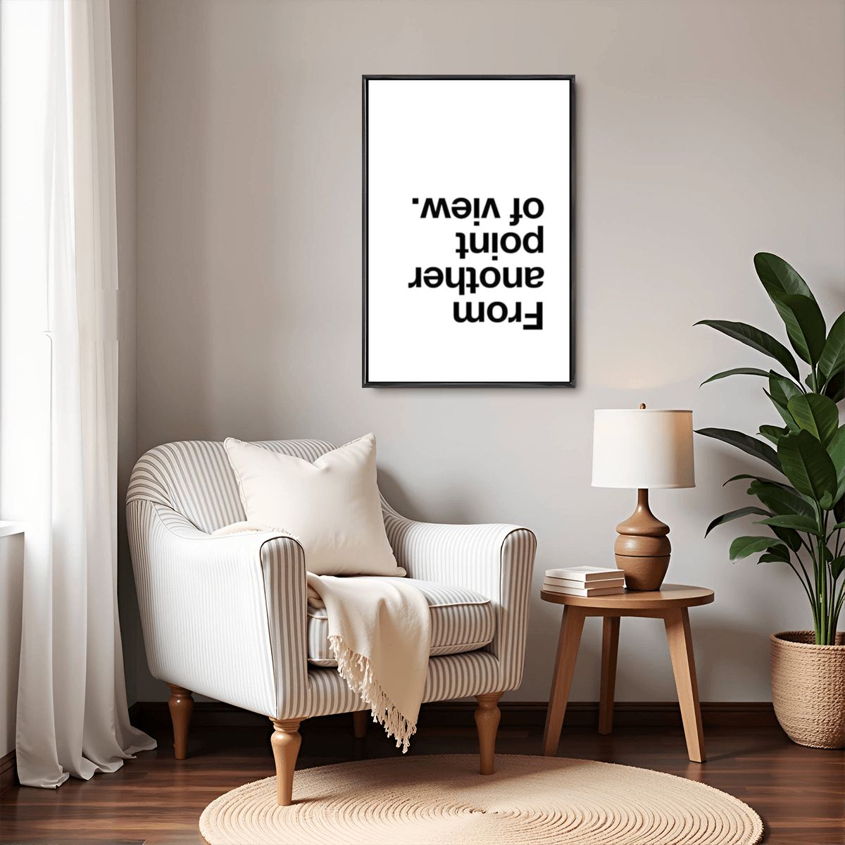 From another point of view Minimal Wall Art - Digital Print