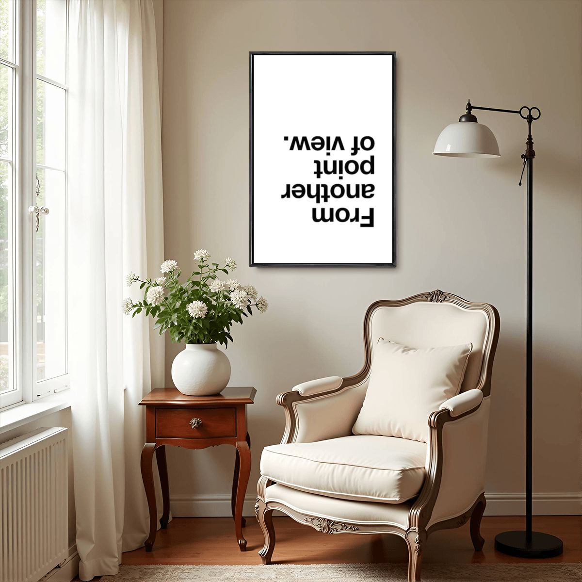 From another point of view Minimal Wall Art - Digital Print